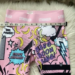 Stronger label matching leggings and sports bra